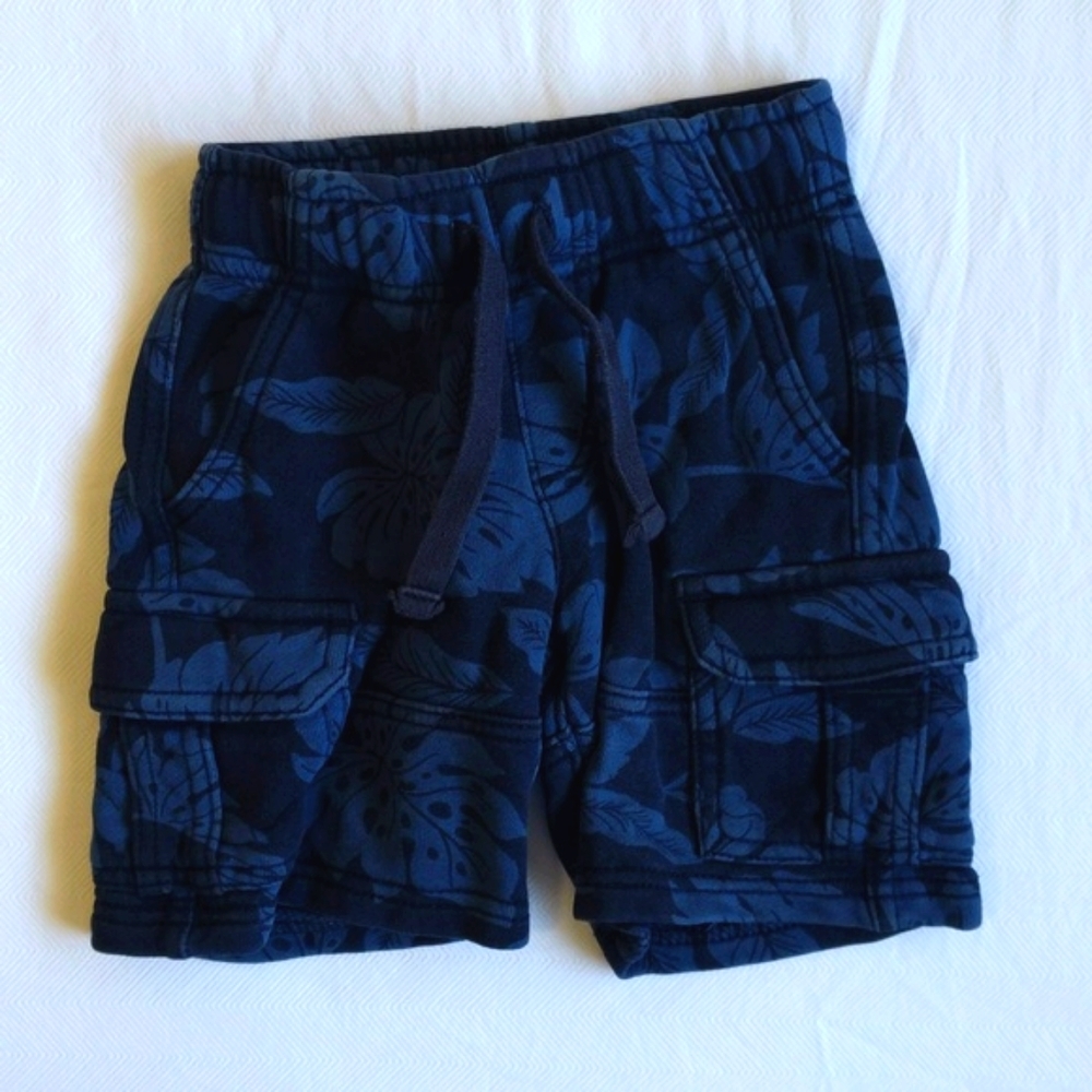 gymboree tropical floral cargo pocket shorts 12-18 months baby toddler boy
